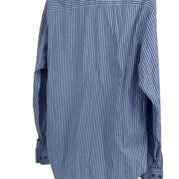 Armani Collezioni Italian Mens Sz 41 (16) L Long Sleeve Button Up Dress Shirt - Picture 2 of 4